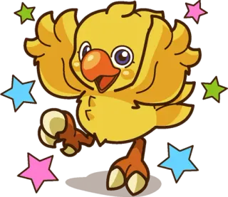 Chocobo :: @line_stickers telegram stickers