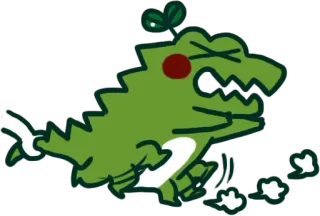 🏃‍♀️ 82e74be5 Desenho animado, Monstro, Personagem, Fofo, Planta telegram sticker