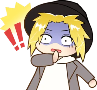 😱 51e45be7 动漫, 震惊, 情感, 惊喜, Q版, 角色, 反应 telegram sticker