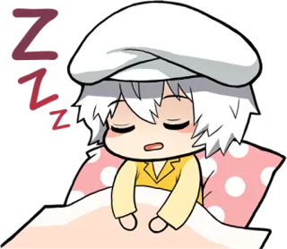 😴 f14884de ZZZ 睡觉, 睡眠, 梦, zzz, 可爱, 卡通 telegram sticker