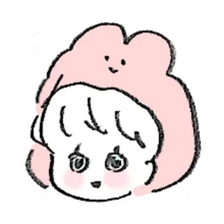 💐 216ca56e สติกเกอร์, น่ารัก, ภาพประกอบ, การ์ตูน, คาวาอิ telegram sticker