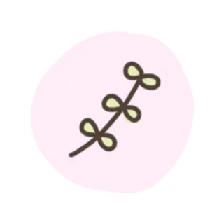 💓 43e5ffee planta, floral, natureza, fofo, folha, caule, botânico telegram sticker