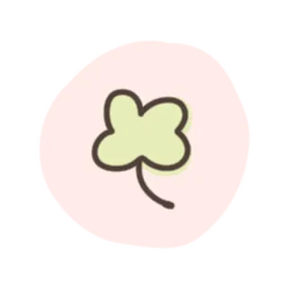 💓 f600a7a5 trevo, planta, sorte, natureza, folha, desenho animado telegram sticker