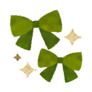 🎄 b180e7d9 fiocchi, verde, oro, Natale, decorazione, ornamento whatsapp sticker