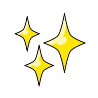 🏕 a87ebde1 scintillio, stelle, lucido, luminoso, giallo, stelle telegram sticker