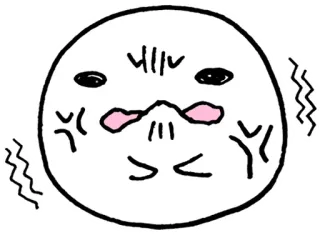 😡 3e0caff6 marah, kesal, jengkel, sebal, frustrasi, ekspresi, emosi whatsapp sticker