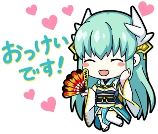 🙂 e96381e2 おっけいです! Chibi, Anime, Coeurs, Mignon, Fan whatsapp sticker