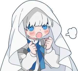😤 1537bd03 Anime, Cartoon, Schattig, Emoji, Kawaii, Chibi, Karakter telegram sticker