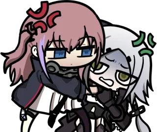 🤬 e181b356 애니메이션, 만화, 화난, 짜증난, 치비, 귀여운 telegram sticker