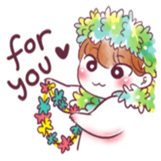 Flower Fairy GuGu (Cho Kyuhyun) telegram stickers