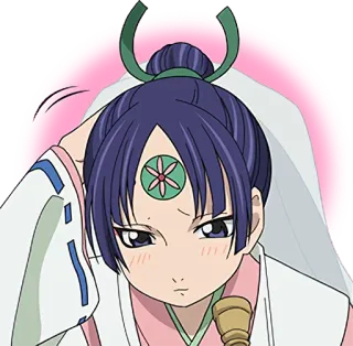 😟 c3b9bc84 Anime, Personaggio, Donna, Giapponese, Manga telegram sticker