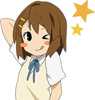 Yui Hirasawa telegram stickers