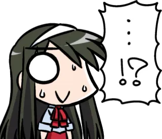 😐 7ce49126 anime, kartun, stiker, terkejut, bingung, seru, pertanyaan whatsapp sticker