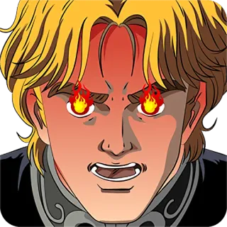 😡 e89147f4 Anime, Marah, Mata api, Karakter whatsapp sticker