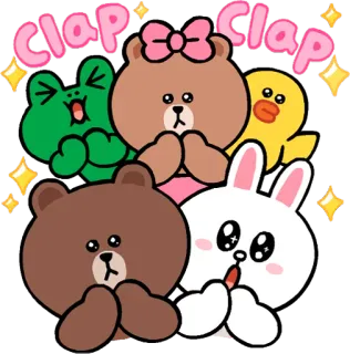 LINE Characters: Cute and Soft :: @line_stickers telegram stickers