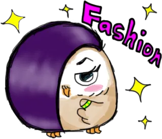 💅 6f0b1b9b Fashion mode, gaya, ilustrasi, karakter whatsapp sticker