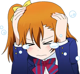 😢 a0a70c87 Anime, Dibujos animados, Triste, Llorando, Chica, Desesperación, Emoción telegram sticker