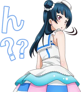 🙄 ddd9cfe4 h?? Аниме, Вопрос, В замешательстве, Милый/ая, Девушка telegram sticker