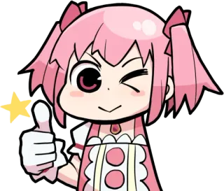 Magia Record: Madoka Magica Side Story :: @line_stickers whatsapp stickers