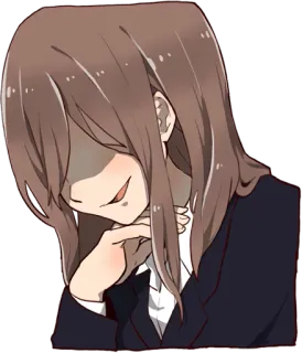 😈 77505a33 动漫, 女孩, 得意, 动漫女孩, 角色 telegram sticker