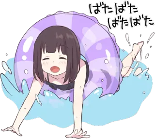 💦 7f9645c3 ばたばた
ばたばた Anime, Gadis, Berenang, Kolam, Air, Musim panas telegram sticker
