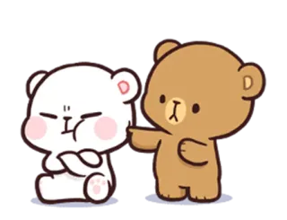 Milk & Mocha: Unstoppable Lovers @reilostickers telegram stickers