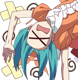 😲 845f968f anime, character, cartoon whatsapp sticker