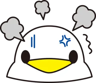 😤 799e50b9 enojado, molesto, echando humo, dibujos animados, frustrado, fastidiado telegram sticker