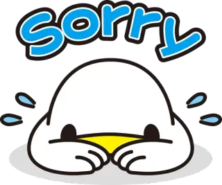 🙇‍♂️ fb25bae7 SORRY lo siento, disculpa, triste, lindo, lágrimas, emocional telegram sticker