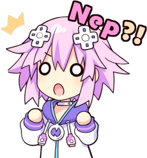 Nep-Nep Stickers "Neptune" :: @line_stickers telegram stickers