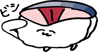 👍 fa28ebed słodkie, śmieszne, kreskówka, postać, abstrakcja telegram sticker