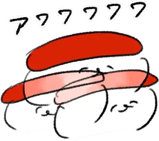 😵 902899f7 アアアアア personagem, fofo, adesivo, desenho animado, ilustração telegram sticker