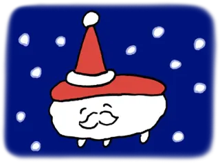 🎅 ea4ad561 natal, papai noel, kawaii, fofo, feriado, festivo, desenho animado, inverno telegram sticker