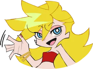 Panty & Stocking with Garterbelt :: @line_stickers whatsapp stickers