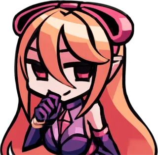 😼 652a4464 anime, cartoon, woman, female, girl, cute, manga telegram sticker