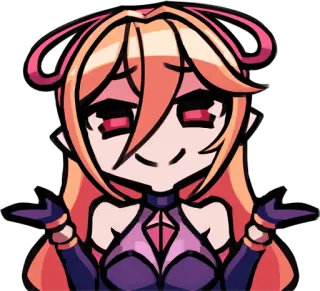 🤷‍♀️ a2a7f327 anime, cartoon, character, girl, illustration, cute telegram sticker