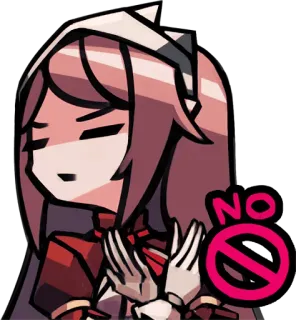 👎 b31f3258 NO no, denied, rejection, negative, prohibited telegram sticker