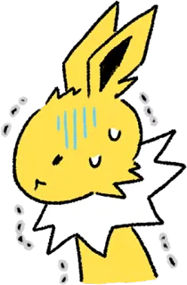 Pokémon: Eevee Stickers :: @line_stickers telegram stickers