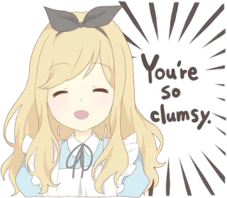 Pom's Alice Kansai dialect ENG :: @line_stickers telegram stickers