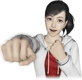 👊 9e1634db woman, punch, fist, athlete, sport, girl, fight telegram sticker