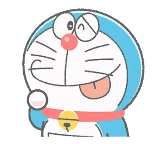 💬 777960c2 Doraemon Cartone animato, Gatto, Robot, Divertente, Carino, Anime whatsapp sticker