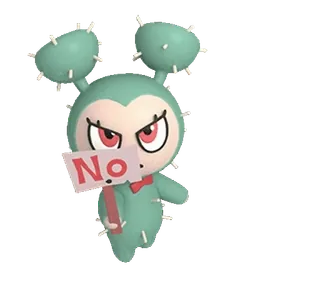 🚫 c033a969 No Cartone animato, Personaggio, No, Negativo, Rifiuto, Carino whatsapp sticker