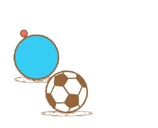 🥇 5b891127 Cartoon, Fußball, Sport, Blase whatsapp sticker