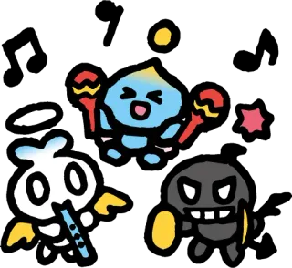 🎸 6342dc14 Chao, Sonic, süß, Cartoon, Videospiel whatsapp sticker