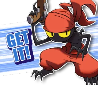 😠 8abbea7d GET IT! Cartoon, Ninja, Anime, Figur telegram sticker