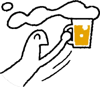 🍺 1b40bf93 bir, minuman, alkohol, mug, busa, perayaan whatsapp sticker