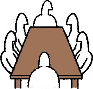 👥 923efbce rapat, ruang rapat, konferensi, orang, meja, anonim, diskusi whatsapp sticker