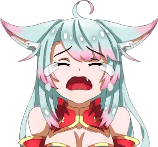 😭 5817b400 อนิเมะ, ร้องไห้, เศร้า, สาวจิ้งจอก, น้ำตา, คาวาอิ, มังงะ telegram sticker