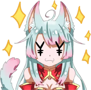 🤑 ef237501 อนิเมะ, มังงะ, สาวหมาป่า, เคโมะมิมิ, คาวาอิ, น่ารัก, ประกาย, แฟนตาซี telegram sticker