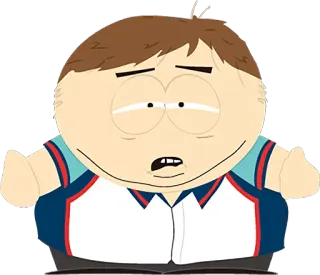 🤗 56edbac7 Eric Cartman South Park Мультфильм, Персонаж, Эрик Картман, Южный Парк telegram sticker